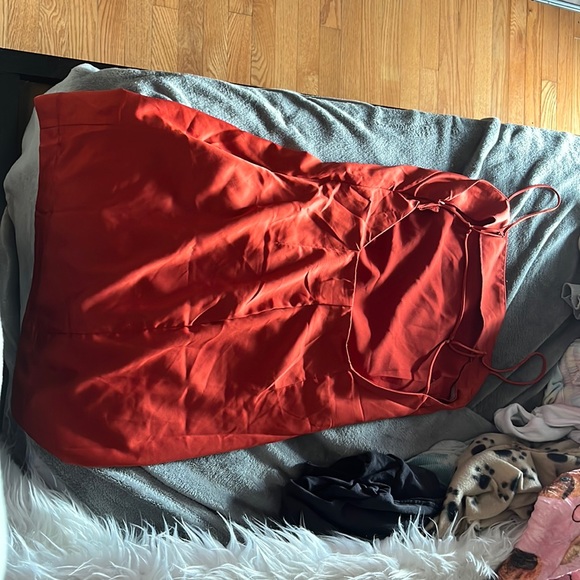 Dynamite Satin Dress - Picture 2 of 4